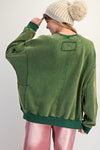 Juniper Green Fruit Patch Terry Pullover