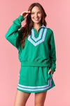 Kelly Green French Terry Pullover