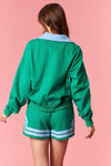 Kelly Green French Terry Pullover