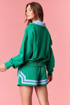 Kelly Green French Terry Pullover