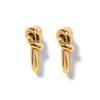 Brighton Gold Interlok Single Knot Hoop Earrings JA0133