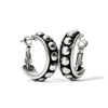 Brighton Pretty Tough Stud Medium Leverback Hoop Earrings JA9896