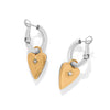 Brighton Love Messages Be Love Reversible Hoop Earrings JA0224