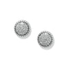 Brighton Illumina Celeste Dome Silver Post Earrings JA0257