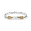 Brighton Meridian Fearless Two Tone Stretch Bracelet JF0392