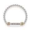 Brighton Meridian Cherished Two Tone Stretch Bracelet JF0394
