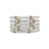 Brighton Meridian Cherished Two Tone Stretch Bracelet JF0394