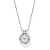Brighton Illumina Celeste Silver Dome Necklace JM0134