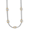 Brighton Silver Gold Meridian Petite Short Necklace JM5892