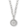 Brighton Mosaic Round Two Tone Pendant Necklace JM7713