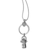 Brighton Heart Charm Reversible Badge Clip Necklace JN9742