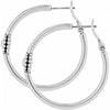 Brighton Twinkle Medium Hoop Post Earrings JE1382