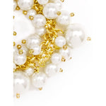 Pearl Cluster Bracelet on Gold Chain