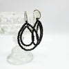 Teakwood Bead Snake Earrings