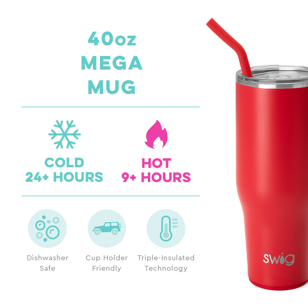 Swig Red Mega Mug (40oz)