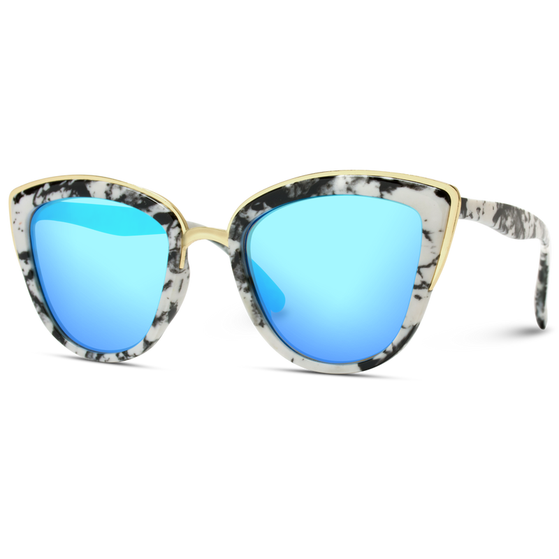 Beatrix Marble Color Frame Women Cat Eye Sunglasses