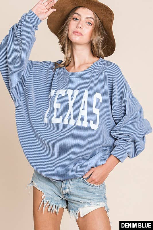Denim Texas Comfy Sweatshirt