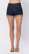 Judy Blue Leesa Open Seam Cuff Shorts
