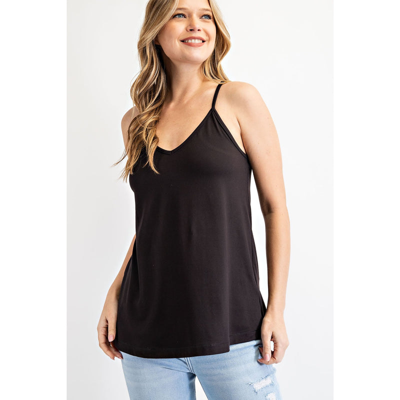 Butter Camisole Tank Top - Black