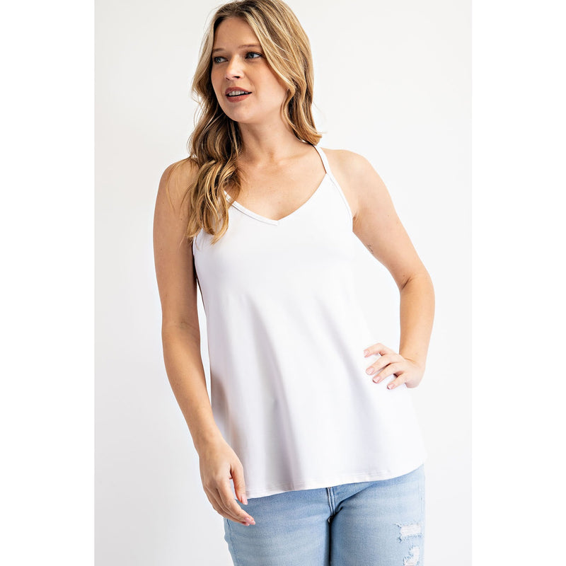 Butter Camisole Tank Top - White